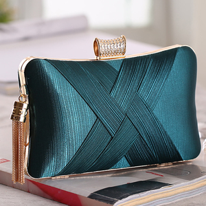 Bolsos de mano de noche con borlas de diseñador para mujer, Mini bolsos de metal, venta al por mayor, precio de fábrica, adornos de jardín - Product Image 5