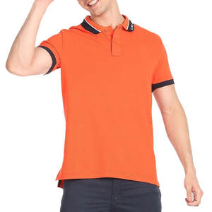 Nueva llegada mejor estilo de moda de los hombres sólidos estilo de calle para la camiseta temporada de verano de secado rápido poliéster/algodón bueno - Product Image 1