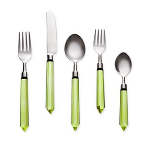 Juego de cubiertos de cabeza plateada de acero inoxidable con asas de hueso dorado Vajilla elegante para restaurantes y uso en la cocina - Product Image 6