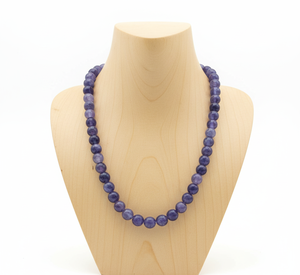 Collier en argent tibétain perlé de 18 pouces pour femmes, accessoire de mode de haute qualité, améthyste naturelle, perle d'eau douce, cadeau tendance - Product Image 6