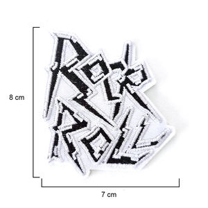Parche Bordado de Rock and Roll para Bolsos, Gorras y Chaquetas - Product Image 6