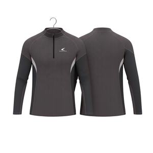 เสื้อผ้าผู้ชายแบบมีซิปสำหรับผู้ชายผ้าเกลิค GAA hurling halfzip TOP midlayer lgfa สำหรับ1/4ออกแบบได้ตามต้องการ - Product Image 4