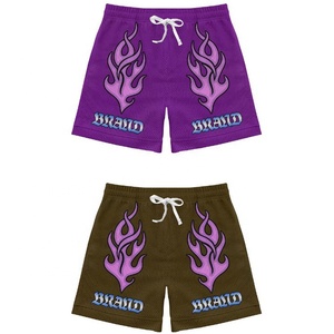 Shorts tricotés décontractés pour hommes, personnalisés, imprimés, taille haute, séchage rapide, taille élastique, mélange de coton, qualité supérieure, service OEM en gros - Product Image 5
