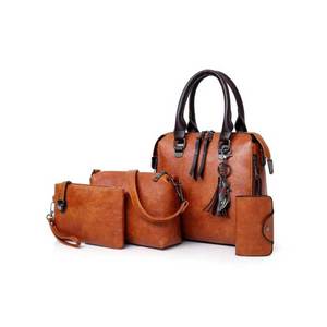 Sacs à main en cuir véritable noir pour femmes - Product Image 1