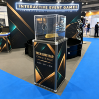 Jeu de défi interactif Commercial Treasure Bar Challenge Game pour la location d'événements, l'activation de marque et les soirées d'entreprise