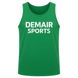 DEMAIR SPORTS Design 100% algodón de alta calidad para hombres camisetas sin mangas transpirables altamente profesionales levantamiento de pesas ropa que absorbe el sudor - Product Image 2