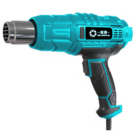 Pistolet thermique électrique multifonctionnel industriel portatif en acier inoxydable à température réglable 2000W pour bricolage