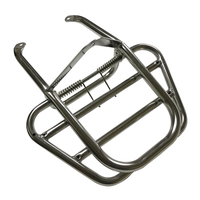 Porte-bagages arrière universel pour moto, acier inoxydable, robuste, support de porte-bagages arrière, pièces de moto durables
