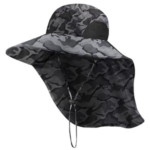 Protection Straw <b>Hat</b> <b>Sun</b> Protection Fishing Cap Wide Brim Outdoor Hiking Headwear Face Neck Cover Classic New <b>Sun</b> <b>Hats</b> For <b>Man</b> - Product Image 5