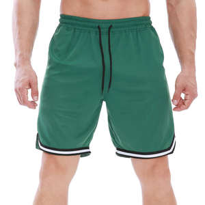 Pantalones Cortos Deportivos de Algodón 100% para Hombre, Talla Grande, Estilo Urbano, Tejidos, Cintura Elástica, Transpirables, Ecológicos, Casuales, para Gimnasio, Playa, Correr - Product Image 5