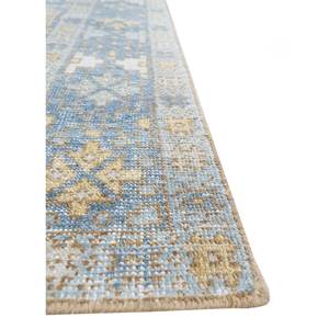 Tapis en laine noué à la main Erbe Blue, motif géométrique, 9x12, patchwork et motif allée, pour usage domestique, modèle GS-34 - Product Image 4