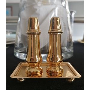 Mini salino e pepiera in ottone - Product Image 3