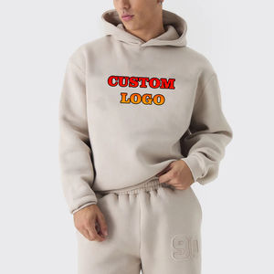 Nueva Sudadera con Capucha Extra Grande para Hombre, Invierno 2025, 100% Algodón, 400GSM, con Logotipo Personalizado Impreso en DTF, Ecológica - Product Image 6