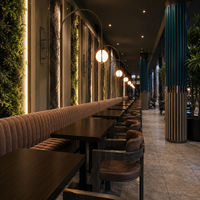 Ensemble de meubles de banquette pour bistrot, restaurant, bar, café, hôtel, table et chaises pour petit café, restaurant, hôtel