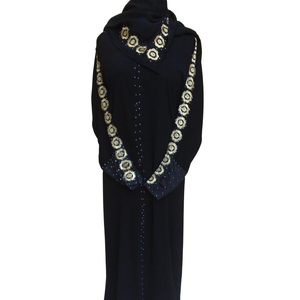 Broderie et travail de la pierre Abaya musulmane vêtements traditionnels pour femmes - Product Image 1