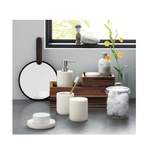 Look moderne En Marbre Salle De Bains Décoration À La Main Naturel Marbre de luxe décoratif meilleur Salle De Bains Accessoires meilleur vente - Product Image 2