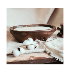 Wood Candle <b>Dough</b> <b>Bowl</b> with round Shape Wooden Farmhouse Decor <b>Dough</b> <b>Bowl</b> Tabletop Decorative <b>dough</b> <b>Bowls</b> - Product Image 2