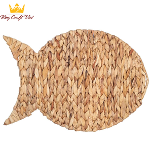 แผ่นรองจานลายหญ้าทะเลงานแฮนด์เมดเป็นมิตรต่อสิ่งแวดล้อมแบบคลาสสิกถาดรองแก้วราคาดีที่สุดสำหรับตกแต่งโต๊ะอาหารค่ำแบบเวียดนาม - Product Image 2