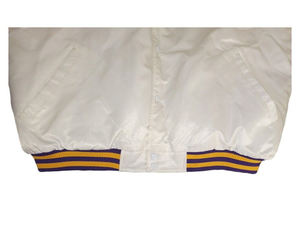 2025 nuevo diseño de chaqueta de invierno de béisbol de satén para hombre, chaqueta de lona a prueba de viento de alta calidad con color personalizado al por mayor - Product Image 4