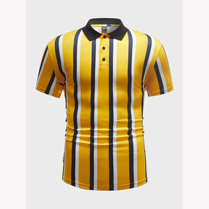 Polo à manches courtes pour hommes, style décontracté 100% coton, séchage rapide, chemise de golf au prix de gros - Product Image 1