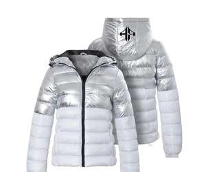 Nueva chaqueta acolchada con cremallera estampada transpirable Nueva chaqueta de invierno con logotipo personalizado más vendida 100% poliéster de ATLANTIC - Product Image 1