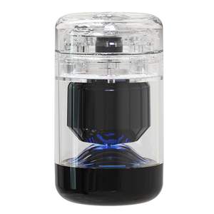 Afeitadora Eléctrica Portátil Mini para Hombre, Doble Cuchilla, Recargable por USB, Afeitadora Rotatoria IPX7, Carcasa Transparente Alemana, para Viajes y Hogar - Product Image 2