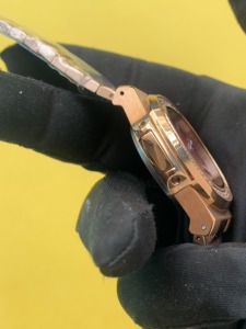 Best Seller Index Dial Gold Tone Diamond On Dial Stainless Steel <b>Mechanical</b> Automatic Analog Wrist <b>Watch</b> <b>For</b> <b>Men</b> Luxury Fashion - Product Image 2