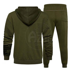 Chándal de hombre con capucha de invierno fabricado en Pakistán de alta calidad 100% algodón logotipo personalizado ropa informal servicio OEM para venta en línea - Product Image 2