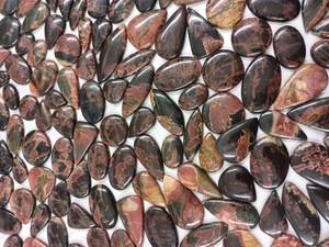 Gema de jaspe de cereza, Gema suelta de cerezo, jaspe, joyería, venta al por mayor - Product Image 3