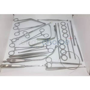 Ensemble de 29 instruments chirurgicaux réutilisables en acier inoxydable pour l'ablation des tonsils, destiné aux hôpitaux et aux centres chirurgicaux - Product Image 3