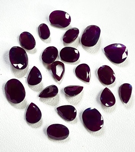 Finest Quality Natural African <b>Ruby</b> Heated Calibration Size 6x8-8x10mm Oval Pear Cut Blood Red Color Loose Gemstone for Jewelry - Product Image 2