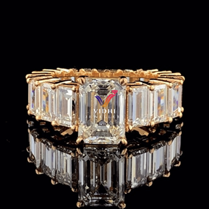 Vidhi Bijoux 2024 Luxe VVS Moissanite Bague en diamant Personnalisable Fine Bague Hip Hop pour les femmes pour les fêtes et les anniversaires - Product Image 6