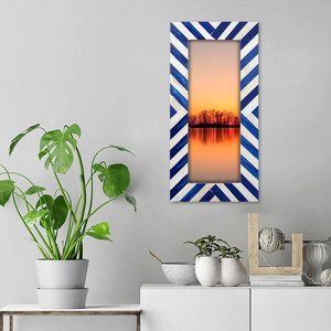 Handmade Bone & Resin Inlay Picture <b>Frame</b> Top Design Wall Decor <b>Photo</b> Axiom Home Accents Sculpture Pattern Wall Art <b>Frames</b> - Product Image 3