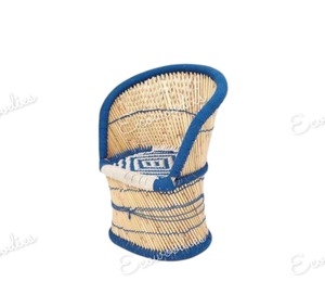 Silla de caña de bambú de lujo con elegante diseño antiguo para sala de estar Jardín Comedor Uso en Hotel Color beige - Product Image 6