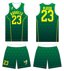 เครื่องแบบบาสเก็ตบอลสำหรับผู้ชายเครื่องแบบบาสเก็ตบอลแบบดั้งเดิมปักโลโก้ได้ตามต้องการ - Product Image 1