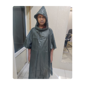 Guardia de seguridad para Poncho y ropa impermeable desechable reflectante Impermeable de PVC Impermeable XL Tamaño Pantalones a prueba de lluvia Reutilizables para acampar - Product Image 1