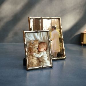 Modern artistic metal photo <b>frame</b> ideal for displaying <b>black</b> <b>and</b> <b>white</b> photography in stylish interiors - Product Image 2