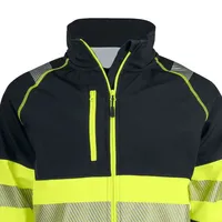 Chaqueta de Trabajo Ligera de Alta Visibilidad para Hombre, Hecha a Medida, Ropa de Seguridad Personalizada, Antiestática, Antiarrugas y Resistente al Viento