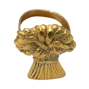 Servilletero de aluminio y metal de alta calidad en chapado en oro para fiesta al aire libre y Cena - Product Image 1