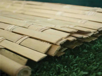 Vente chaude Bambou Sukkot Tapis Haute Qualité Sangle De Bambou Naturel Matériau Durable Pour Décor Tapis De Toit