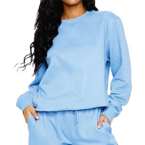 Sweat-shirts surdimensionnés pour femmes, design personnalisé, tissu en molleton français, coupe décontractée, port quotidien, fabrication de haute qualité, 2026 - Product Image 1