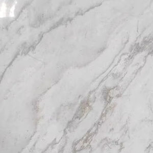 Encimera de cuarzo Calacatta Artificial blanca de cristal de piedra de sílice baja con diseño moderno de losa de piedra de cuarzo hecho en La India - Product Image 1