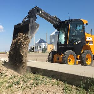 Livraison rapide Haute Performance JCB Skid Steer Chargeuses Chargeuse sur pneus Parker Cylindre hydraulique Garantie 1 an Noyau PLC - Product Image 4
