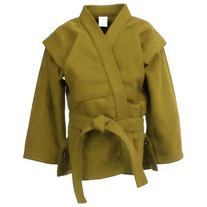 Uniforme de Karate al por Mayor de Alta Calidad, Chaqueta y Pantalones Cortos Transpirables de Secado Rápido de Poliéster/Algodón, Embalaje Personalizado - Product Image 1