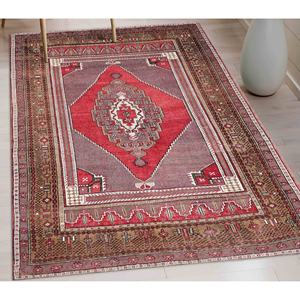 พรมลายเหรียญตราตุรกี: พรมตกแต่งบ้านสไตล์ฟาร์มเฮาส์ที่เหมาะกับสัตว์เลี้ยง พรมเนื้อนุ่มแบบไม่ถักทอ - Product Image 3