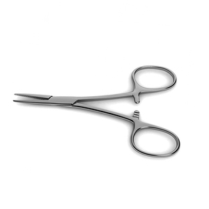 Ensemble de ciseaux hémostatiques en acier inoxydable de 5 pouces sur mesure, instrument chirurgical manuel, forceps à verrouillage droit, CE - Product Image 4