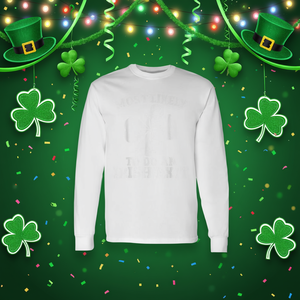 St Patrick's Day Long Sleeve <b>T</b>-<b>Shirt</b> Most Likely to Do an <b>Irish</b> Exit-for Promotional Use - Product Image 3