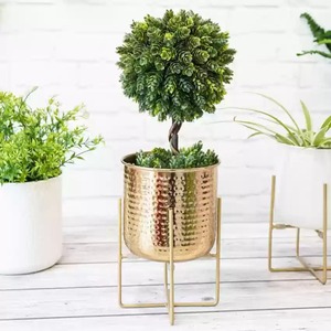 Custom Garden Outdoor Metal Flowerpot and <b>Tree</b> Pots Metal Planter Box For contemporary decor at lowest Price By HF CRAFTS - Product Image 2