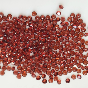 พลอยโกเมนแดงธรรมชาติ 3.5 มม. ทรงกลมเจียระไนแบบบริลเลียนท์ คุณภาพดีที่สุด สำหรับทำเครื่องประดับ - Product Image 4