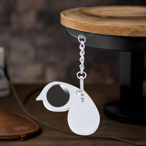 Kitins Lente d'Ingrandimento 8X a Forma di Portachiavi per Uso Personalizzato - Product Image 3